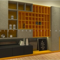 study book shelve and cabinet design